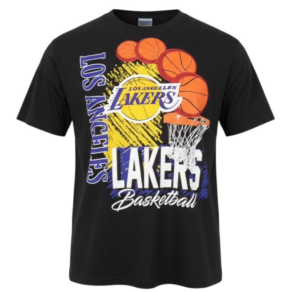 NBA Los Angeles Lakers Ultra Game Men's 2X Black Basketball Graphic T-Shirt